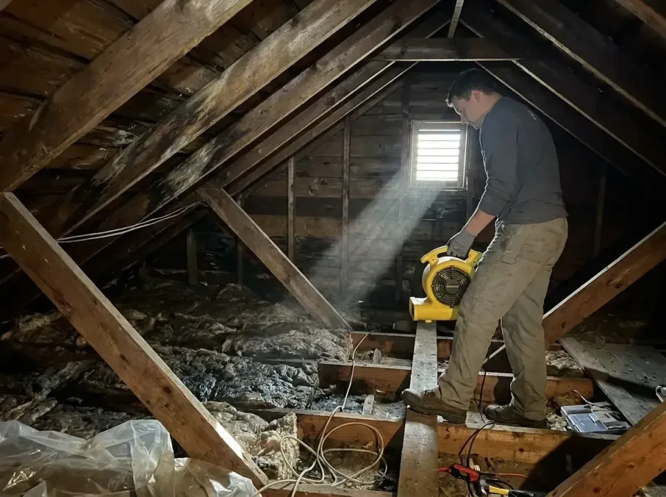 attic-water-damage-drying-proc-007 — frequently asked questions, Emergency Water Extraction & 24/7 Flood Response in East La…